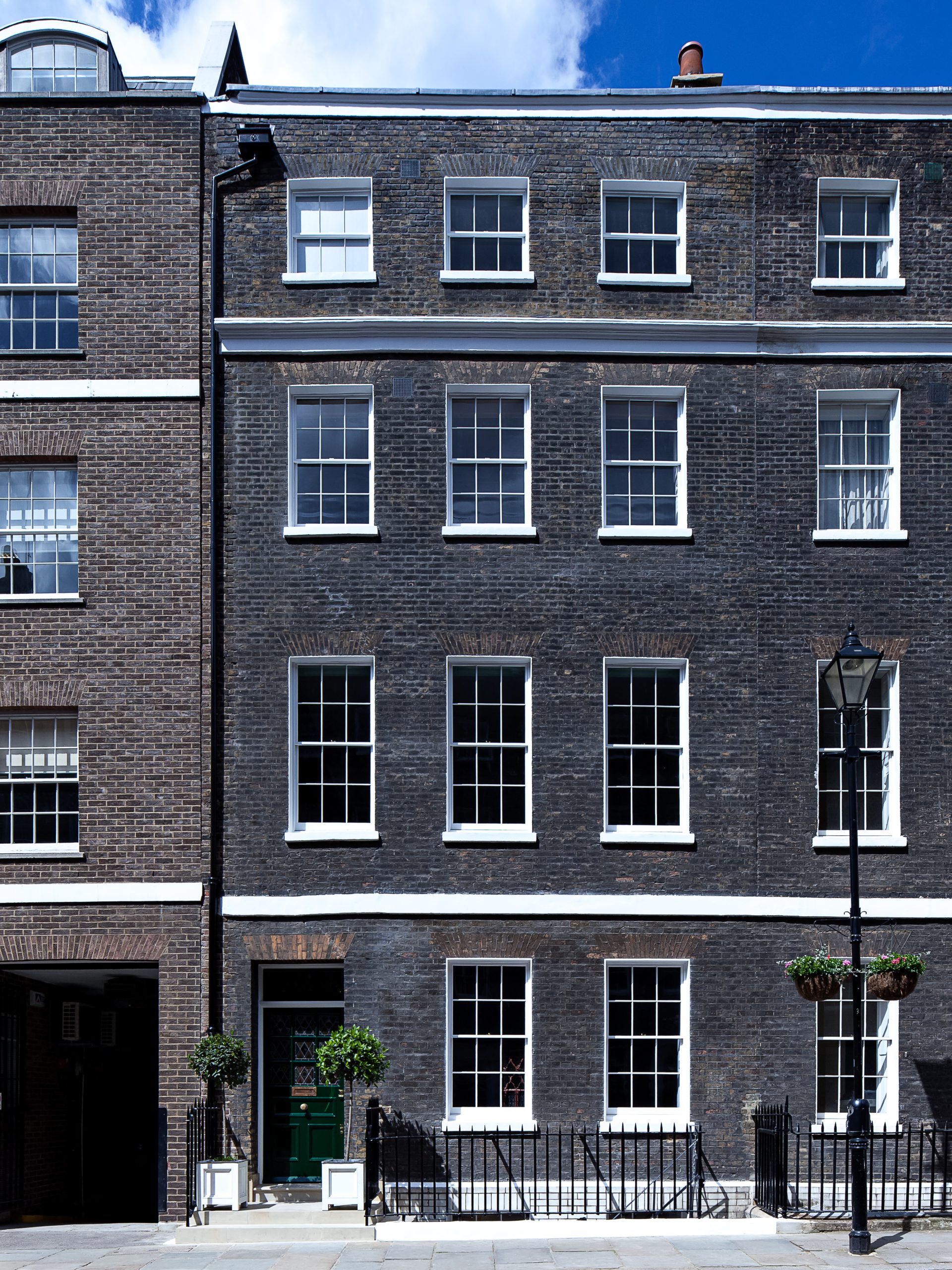 Building with box sash windows K&D joinery 